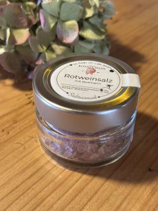 Rotweinsalz mit Rosmarin