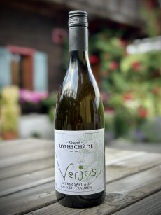 Verjusj - Saurer Saft aus grünen Trauben